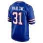 Men's Dean Marlowe Royal Buffalo Bills Game Player Jersey