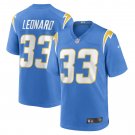 Men's Deane Leonard Powder Blue Los Angeles Chargers Game Player Jersey