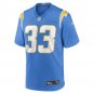 Men's Deane Leonard Powder Blue Los Angeles Chargers Game Player Jersey