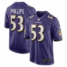 Men's Del'shawn Phillips Purple Baltimore Ravens Game Player Jersey