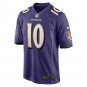 Men's Demarcus Robinson Purple Baltimore Ravens Game Player Jersey