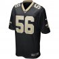 Men's Demario Davis Black New Orleans Saints Game Jersey