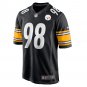 Men's DeMarvin Leal Black Pittsburgh Steelers Game Player Jersey