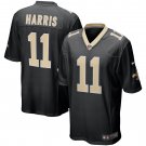 Men's Deonte Harris Black New Orleans Saints Game Player Jersey