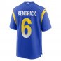 Men's Derion Kendrick Royal Los Angeles Rams Game Player Jersey