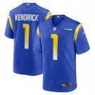 Men's Derion Kendrick Royal Los Angeles Rams Home Game Jersey