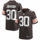 Men's D'Ernest Johnson Brown Cleveland Browns Game Jersey