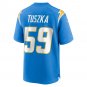 Men's Derrek Tuszka Powder Blue Los Angeles Chargers Home Game Player Jersey