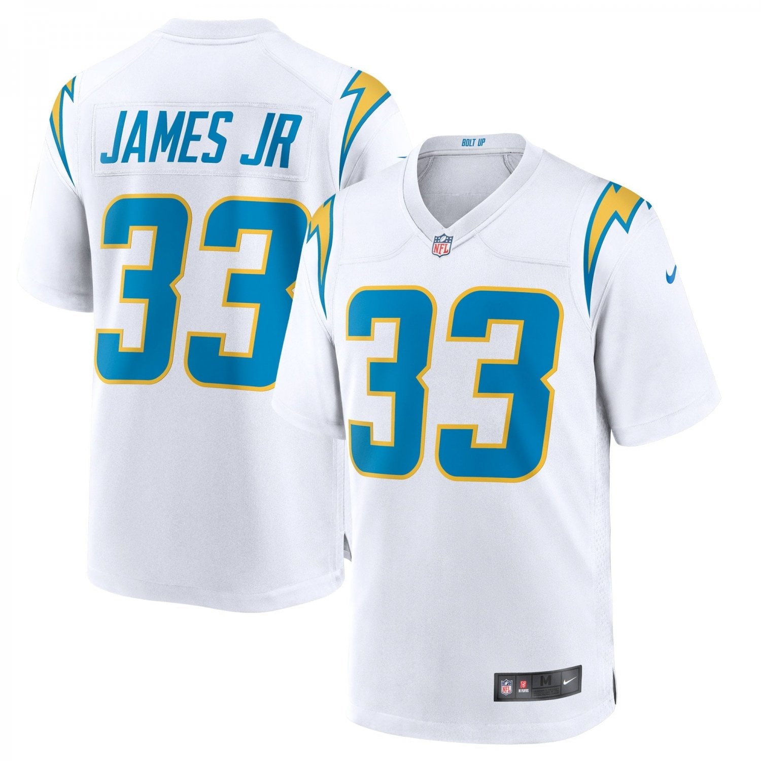 Men's Derwin James White Los Angeles Chargers Game Jersey