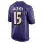 Men's DeSean Jackson Purple Baltimore Ravens Game Player Jersey