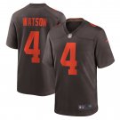 Men's Deshaun Watson Brown Cleveland Browns Alternate Game Jersey
