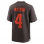 Men's Deshaun Watson Brown Cleveland Browns Alternate Game Jersey