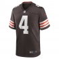 Men's Deshaun Watson Brown Cleveland Browns Game Jersey