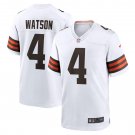 Men's Deshaun Watson White Cleveland Browns Game Jersey