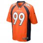 Men's DeShawn Williams Orange Denver Broncos Game Player Jersey