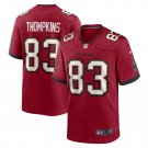 Men's Deven Thompkins Red Tampa Bay Buccaneers Game Player Jersey