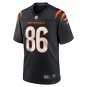 Men's Devin Asiasi Black Cincinnati Bengals Game Player Jersey