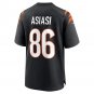 Men's Devin Asiasi Black Cincinnati Bengals Game Player Jersey