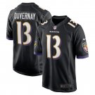 Men's Devin Duvernay Black Baltimore Ravens Game Player Jersey