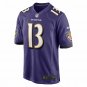 Men's Devin Duvernay Purple Baltimore Ravens Game Jersey