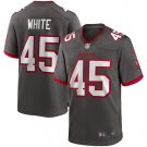 Men's Devin White Pewter Tampa Bay Buccaneers Game Jersey