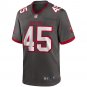 Men's Devin White Pewter Tampa Bay Buccaneers Game Jersey