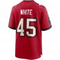 Men's Devin White Red Tampa Bay Buccaneers Player Game Jersey