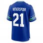Men's Devon Witherspoon Royal Seattle Seahawks Throwback Player Game Jersey