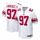 Men's Dexter Lawrence II White New York Giants Game Player Jersey