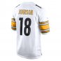 Men's Diontae Johnson White Pittsburgh Steelers Game Player Jersey
