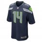 Men's DK Metcalf College Navy Seattle Seahawks Game Team Jersey