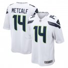 Men's DK Metcalf White Seattle Seahawks Game Jersey