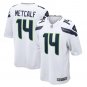Men's DK Metcalf White Seattle Seahawks Game Jersey