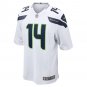 Men's DK Metcalf White Seattle Seahawks Game Jersey