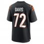 Men's Domenique Davis Black Cincinnati Bengals Game Player Jersey