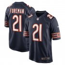 Men's D'Onta Foreman Navy Chicago Bears Game Jersey