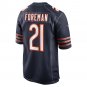 Men's D'Onta Foreman Navy Chicago Bears Game Jersey