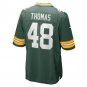 Men's DQ Thomas Green Green Bay Packers Home Game Player Jersey