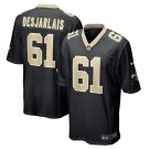 Men's Drew Desjarlais Black New Orleans Saints Game Player Jersey