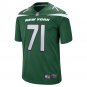Men's Duane Brown Gotham Green New York Jets Game Player Jersey