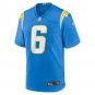 Men's Dustin Hopkins Powder Blue Los Angeles Chargers Game Jersey
