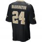Men's Dwayne Washington Black New Orleans Saints Game Player Jersey