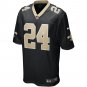 Men's Dwayne Washington Black New Orleans Saints Game Player Jersey