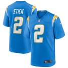 Men's Easton Stick Powder Blue Los Angeles Chargers Game Jersey