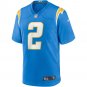 Men's Easton Stick Powder Blue Los Angeles Chargers Game Jersey