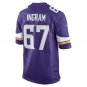 Men's Ed Ingram Purple Minnesota Vikings Game Player Jersey