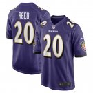 Men's Ed Reed Purple Baltimore Ravens Retired Player Game Jersey