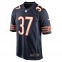 Men's Elijah Hicks Navy Chicago Bears Game Player Jersey