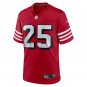 Men's Elijah Mitchell Scarlet San Francisco 49ers Alternate Game Jersey