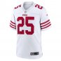 Men's Elijah Mitchell White San Francisco 49ers Player Game Jersey